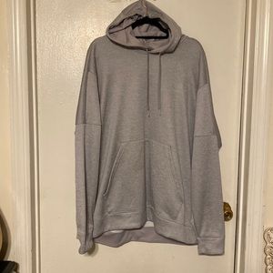 ADIDAS MEN’S CLIMAWARM COLOR LIGHT GRAY MENS HOODIE SIZE 2XL